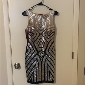 Size medium Bebe sequin dress